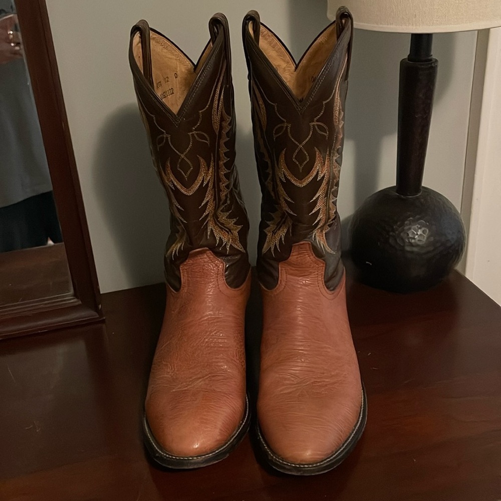 Tony Lama size 12 men’s boots.